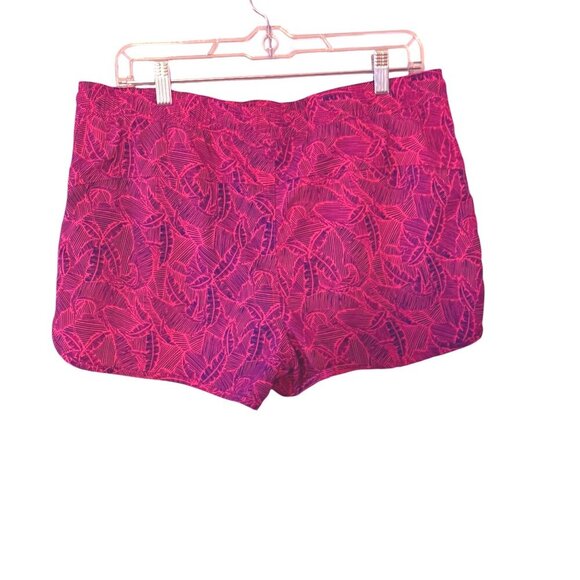Vineyard Vines Womens Pink & Purple Tropical Print Swim Shorts M - Picture 2 of 3